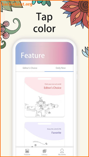 Tap Color - Coloring Book screenshot