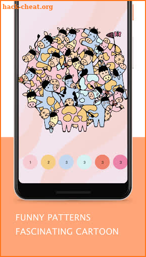 Tap Coloring - Color by Number, A Fun Art Game screenshot