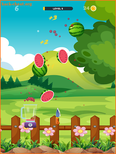 Tap fruit slice classic hd math master free screenshot