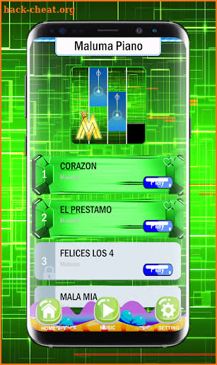 Tap Piano - Maluma screenshot
