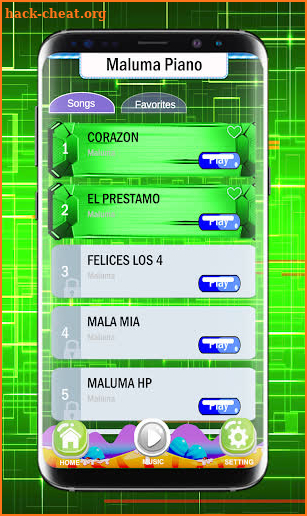 Tap Piano - Maluma screenshot