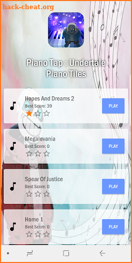 Tap Piano :  Undertale Piano Tiles screenshot