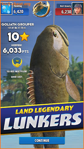 TAP SPORTS Fishing Game screenshot