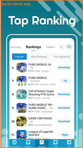 Tap tap apk for Tap tap games  Download guide app screenshot