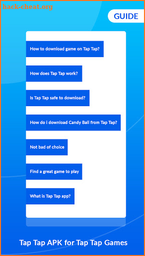 Tap tap Apk guide for Tap Tap Game Download screenshot