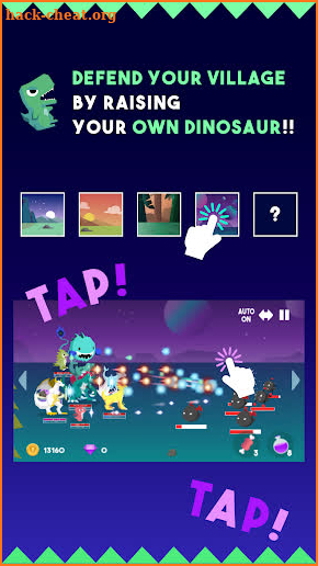 Tap Tap Dino : Defender screenshot