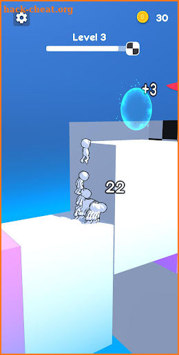 Tap Tap Path 3D - Crowd Obstacle Course! screenshot
