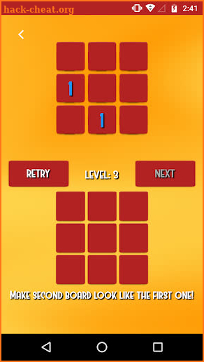 Tap to Match - a number grid puzzle screenshot