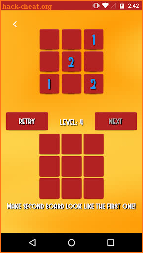 Tap to Match - a number grid puzzle screenshot