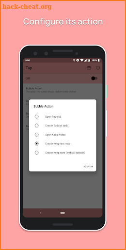 Tap (v2) - Quick Google Keep Notes & Todoist Tasks screenshot