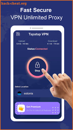 TapaTap VPN – Free Master Proxy & Super Fast VPN screenshot