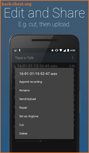 Tape-a-Talk Voice Recorder screenshot