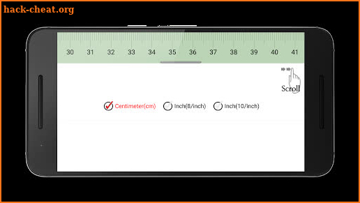 Tape measure (cm, inch, Free) screenshot