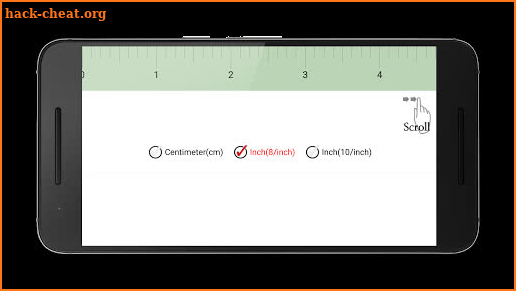 Tape measure (cm, inch, Free) screenshot