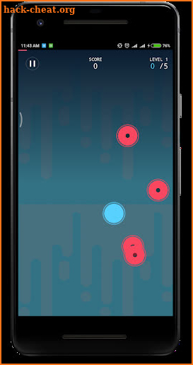 TapRush Blue PRO - satisfying tapping game screenshot