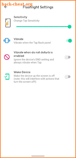 TapTap Flashlight - Android 11 Gesture screenshot