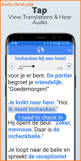 TapTerms Dutch screenshot