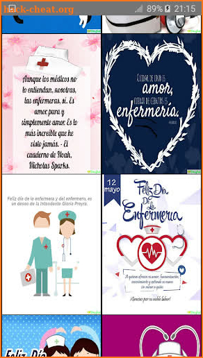tarjetas del dia de la enfermera screenshot