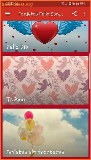 Tarjetas Feliz San Valentin screenshot