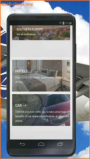TAROM Air - Booking flights screenshot