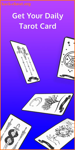 Tarot cards screenshot