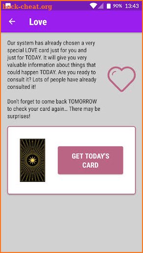 Tarot Daily Cards - TarotMe screenshot