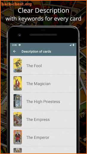 Tarot Divination - Your Free Tarot Deck & Spreads screenshot