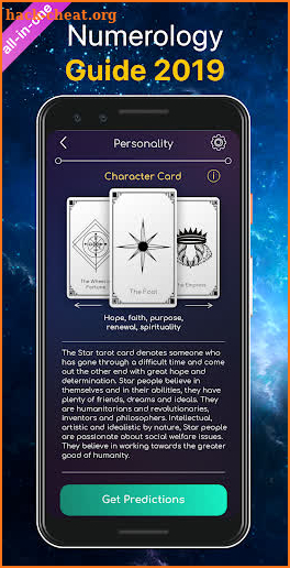 Tarot Numerology: card reading screenshot