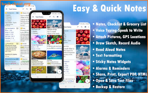 TASK NOTES - Notepad, List, Reminder, Voice Typing screenshot
