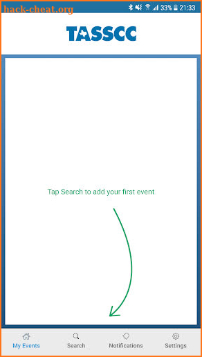 TASSCC Events screenshot