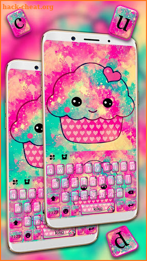 Tasty Cupcake Keyboard Theme screenshot