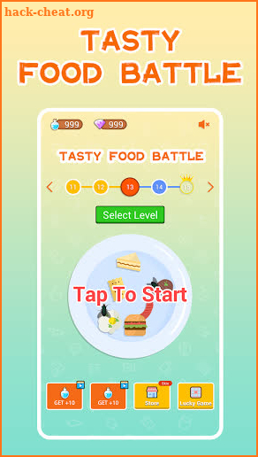 Tasty Food Battle screenshot