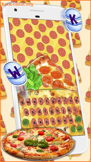Tasty Pizza Keyboard Theme screenshot