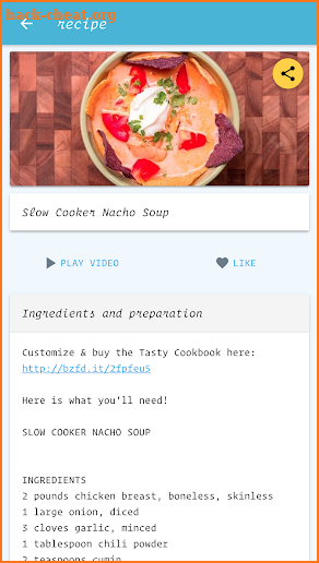Tasty Recipes screenshot
