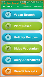 Tasty Vegetarian Recipes screenshot