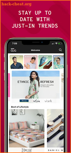 Tata CLiQ Online Shopping App India screenshot
