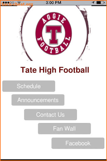 Tate High Football screenshot