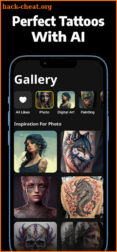 Tattoo AI - Tattoo Generator screenshot