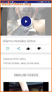 Tattoo art by Chamo Morales screenshot