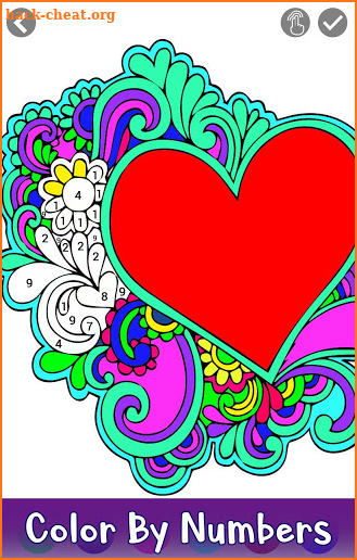 Tattoo Color by Number : Adult Coloring Book Pages screenshot