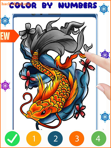 Tattoo Color by Number for Adults- Tattoo Coloring screenshot