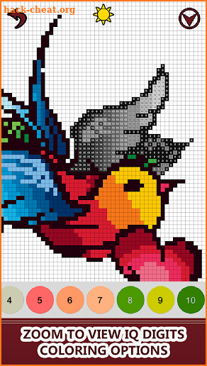 Tattoo Color by Number: Pixel Art,Sandbox Coloring screenshot