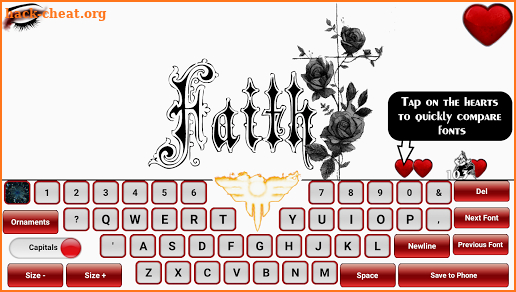 Tattoo Font Designer Pro screenshot