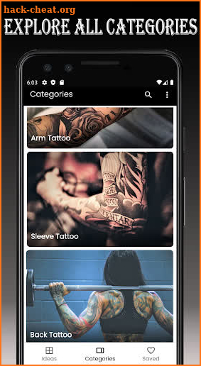 Tattoo Ideas App screenshot