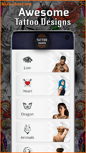 Tattoo Maker & Designs screenshot