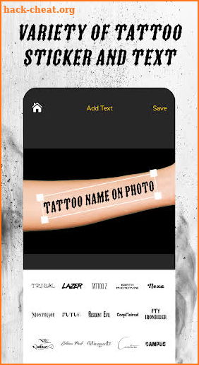 Tattoo Maker - Tattoo Name On My Photo screenshot