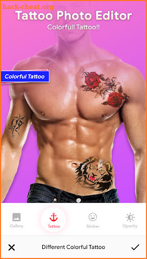 Tattoo Photo Editor screenshot