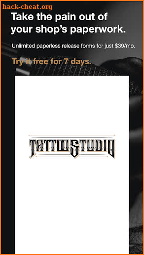 Tattoo Studio Pro screenshot