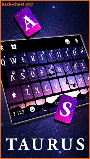 Taurus Galaxy Keyboard Theme screenshot