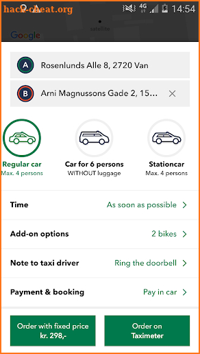 Taxa 4x35 (Taxi booking) screenshot